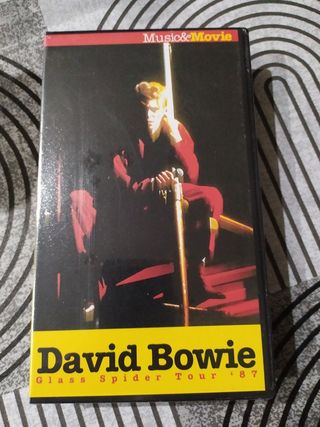 VHS David Bowie Glass spider. Sigillata
