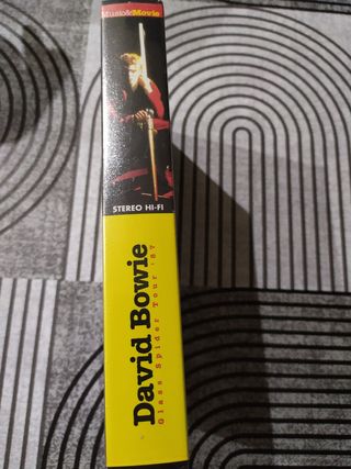 VHS David Bowie Glass spider. Sigillata