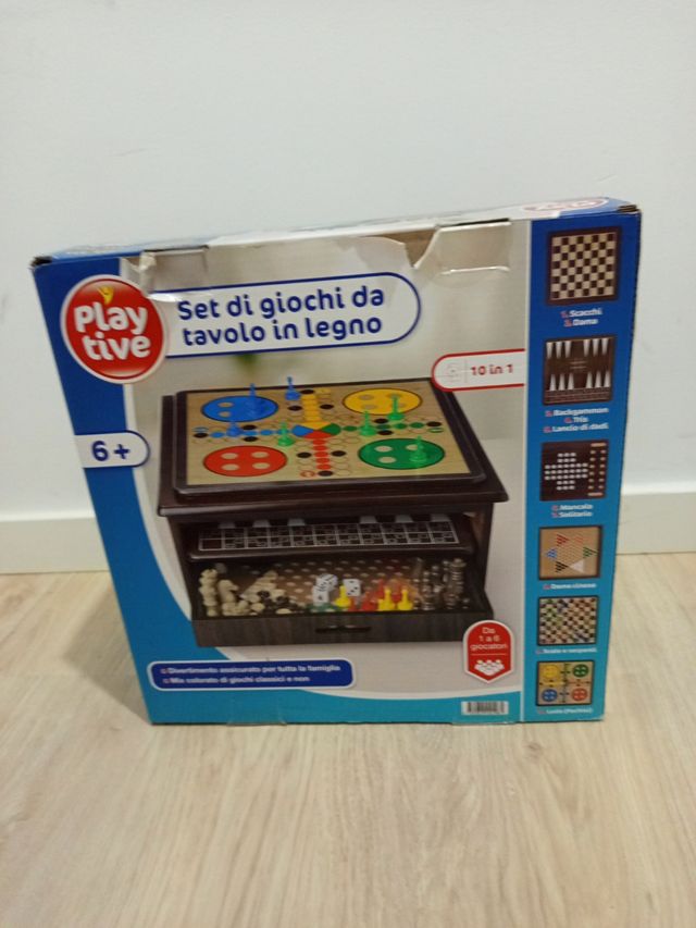 Juegos de madera 10 en 1