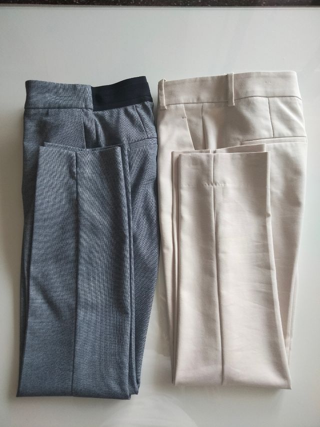 2 Pantalones de Zara