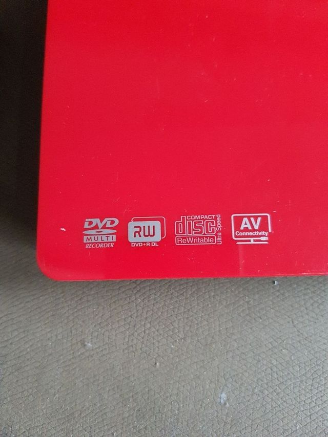 Registratore DVD esterno USB Samsung Rosso