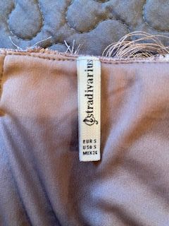 Falda flecos Stradivarius