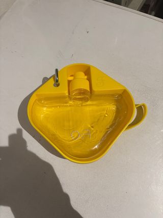 BOTTIGLIA CIOTOLA F20 14X14CM 350 ML GIALLA