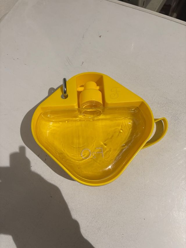 BOTTIGLIA CIOTOLA F20 14X14CM 350 ML GIALLA