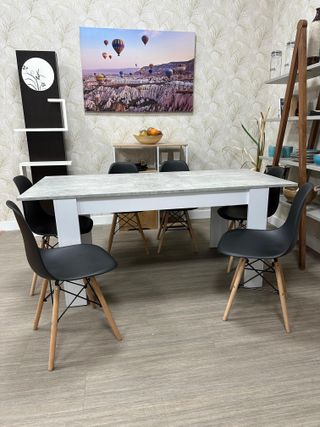 NUEVO COMEDOR EXTENSIBLE CON 6 SILLAS