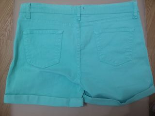 Calções verde água