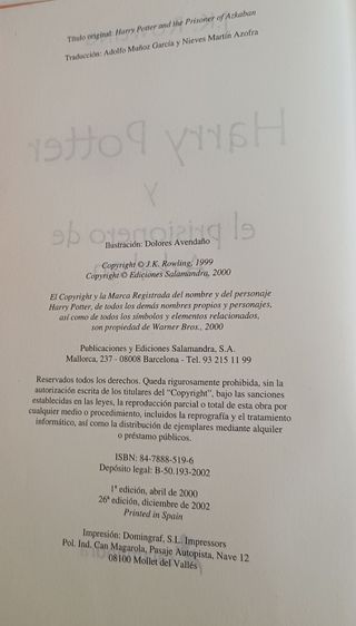 Harry Potter y el prisionero de Azkaban