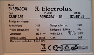 Cajones de Congelador Electrolux – ¡Como Nuevos!