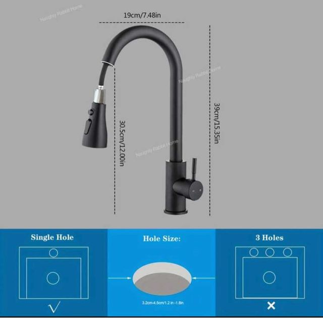 1 Set Di Rubinetto Per Lavello Da Cucina