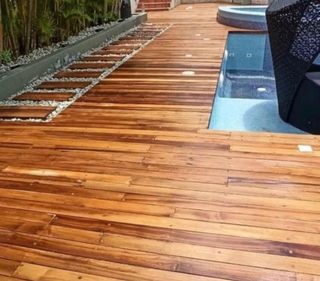 TARIMA EXTERIOR DECK TECA 100 x 22