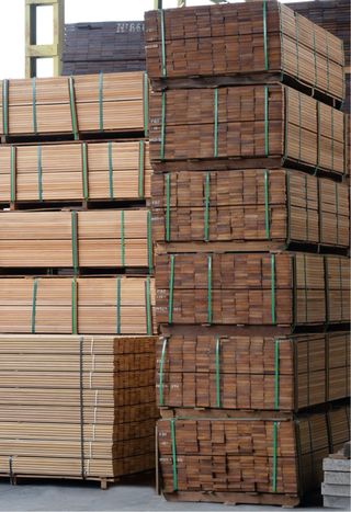 TARIMA EXTERIOR DECK TECA 100 x 22