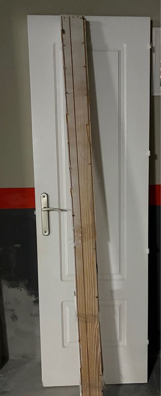 Puerta interior blanca 62’cm
