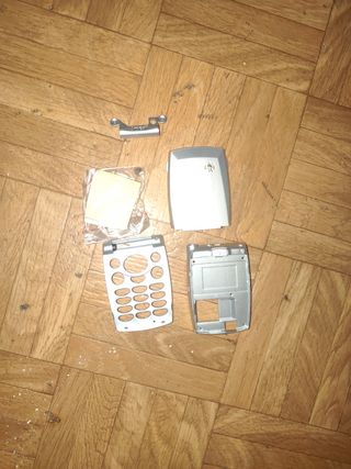 Samsung A400 - carcasa móvil plateado