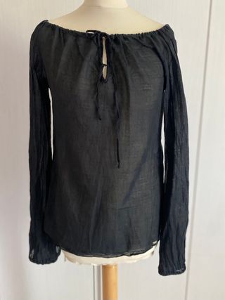 Blusa nera donna tg M Miss Sixty Vintage