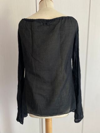 Blusa nera donna tg M Miss Sixty Vintage