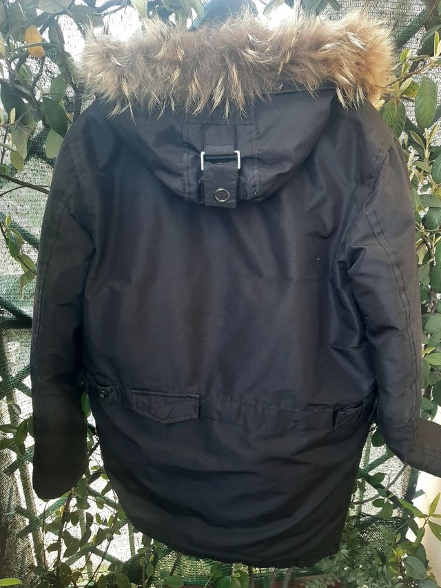 Parka piumino con cappuccio