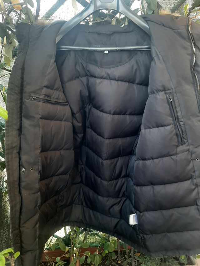 Parka piumino con cappuccio