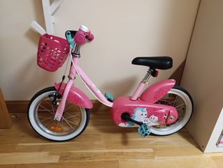 Bicicleta niña 14" Unicornio