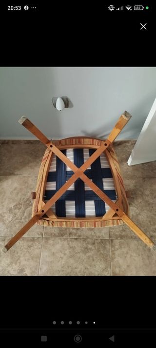 Sillón madera años 50