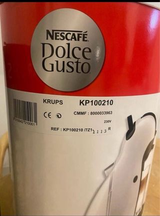 Cafetera capsulas KRUPS Nescafe Dolce Gusto