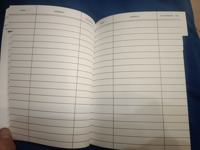 Rubrica/Agenda Placcata Argento 