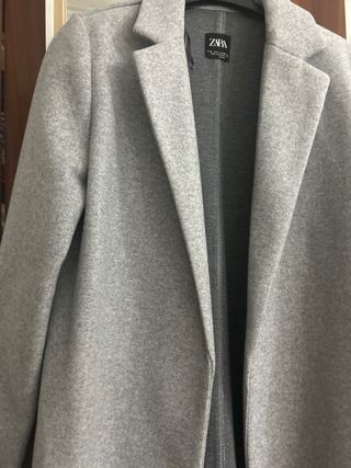 Abrigo Zara gris - Talla S