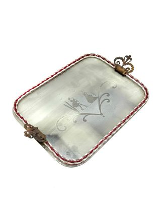 Vassoio Barovier Vetro Di Murano Anni 40  50