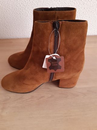 Botines ante marrón. Nuevos