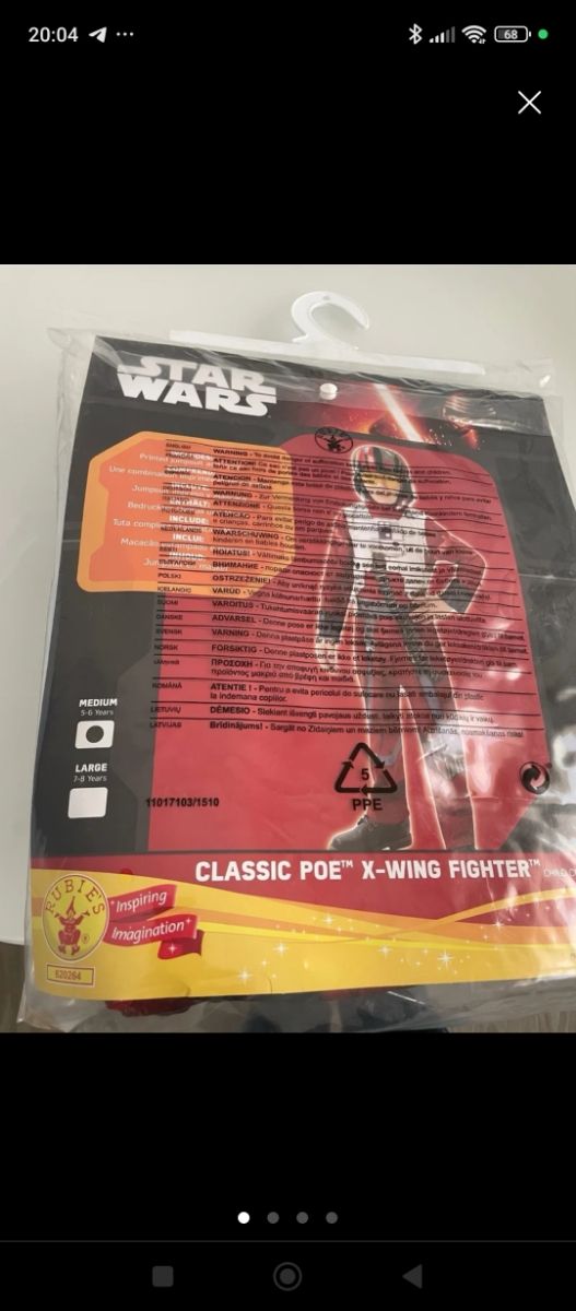 Disfraz niño Star Wars