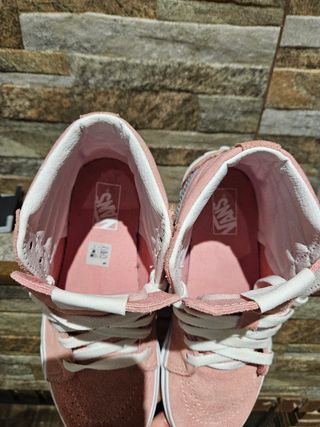 Vans Sk8-Hi -  Rosa y Gris