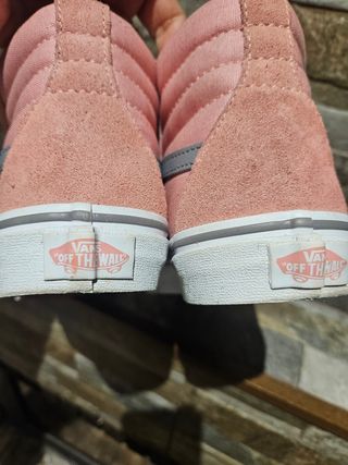 Vans Sk8-Hi -  Rosa y Gris