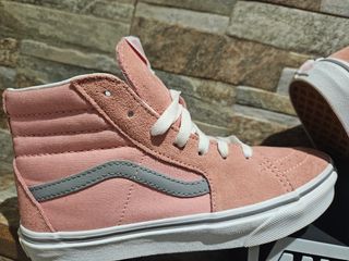 Vans Sk8-Hi -  Rosa y Gris