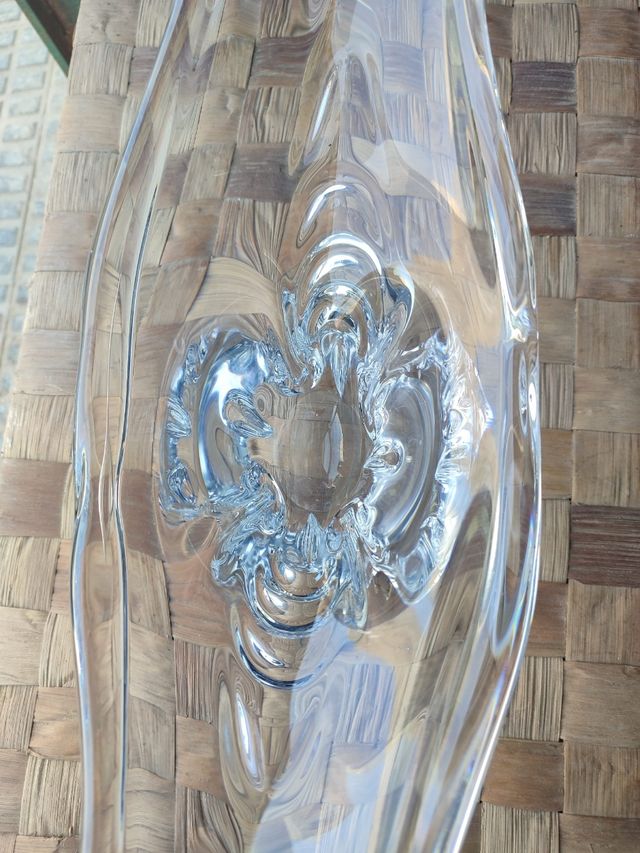 Centrotavola in cristallo blu