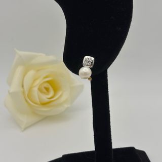 Pendientes de oro 18kt con perlas