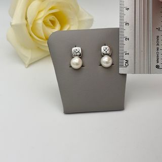 Pendientes de oro 18kt con perlas