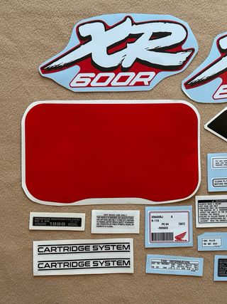 Pegatinas Honda XR 600R 1988