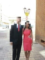 Vestido fiesta morado - 1 solo uso