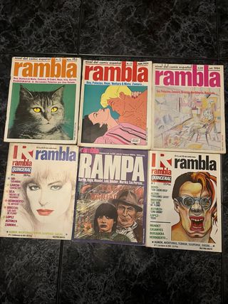 Lote de comic RAMBLA