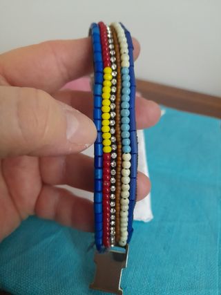 Sodini, Bracciale in pelle con perline