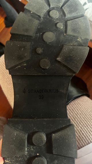 Botas altas negras tacón grueso