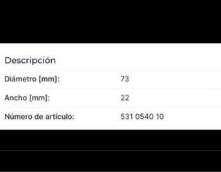 Polea tensora varios Ford y Mazda 