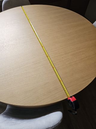 Mesa redonda extensible + 4 sillas velvet