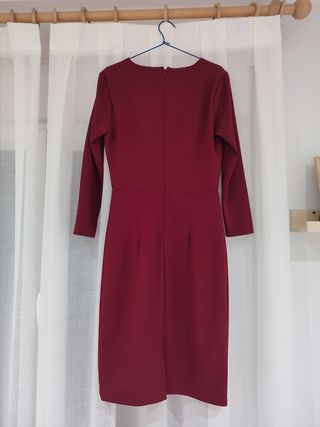 Vestido morado/granate. 1 solo uso