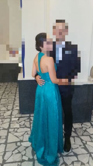 Vestido fiesta morado - 1 solo uso
