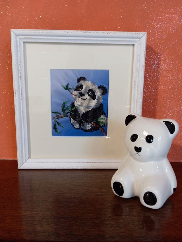 Quadro e salvadanaio panda