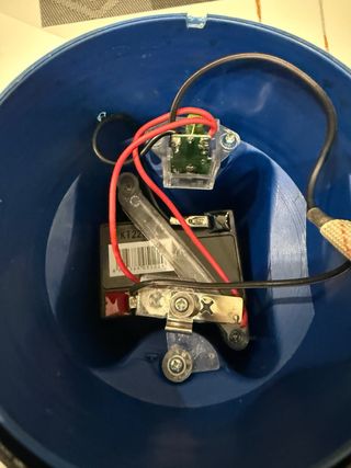 Torcia vintage alogena batteria piombo nuova