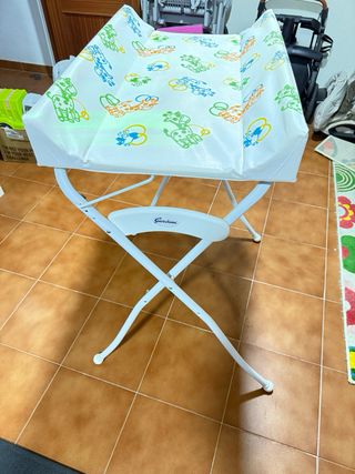 Bañera cambiador bebé plegable