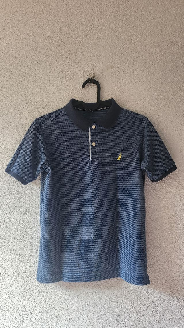 Polo Nautica azul talla XS mujer o M de niño