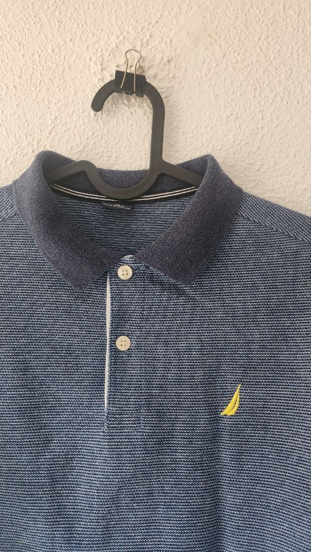 Polo Nautica azul talla XS mujer o M de niño