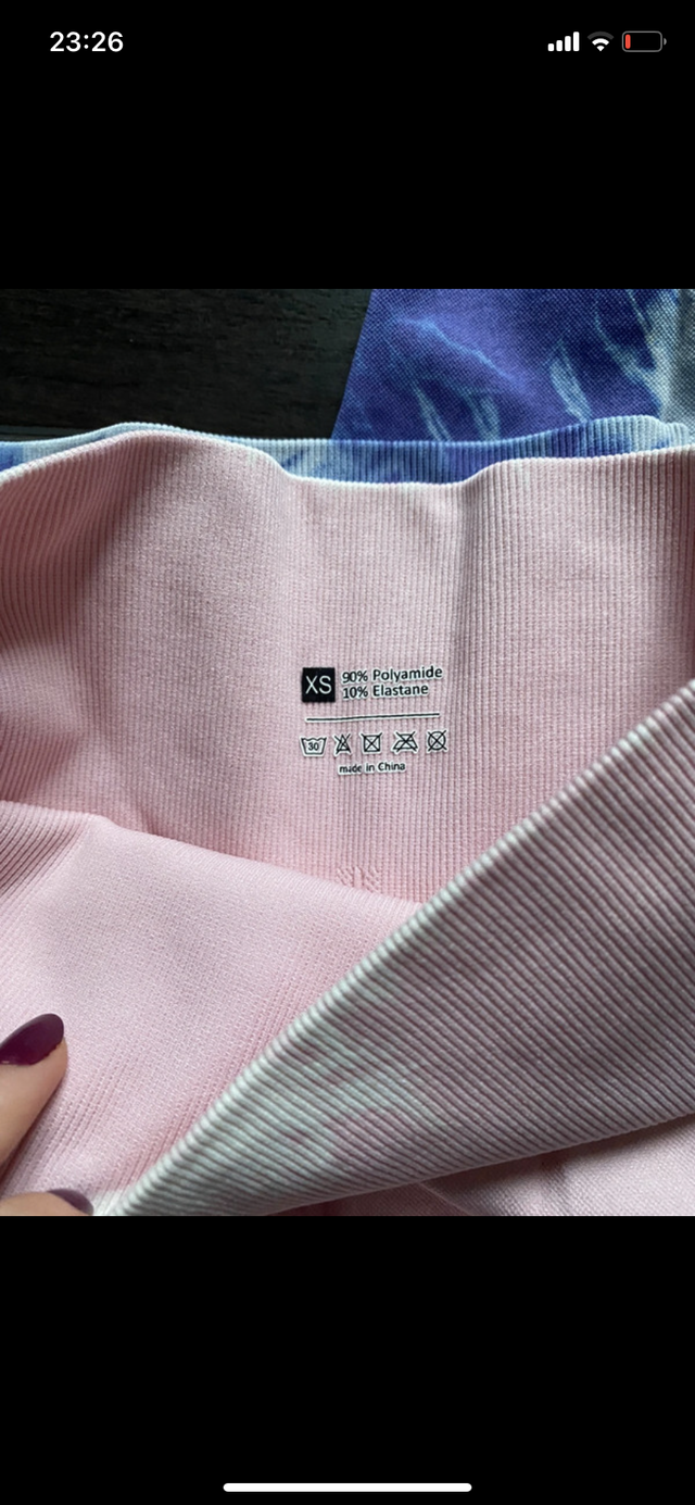 3 Leggins deportivos Shein tie dye